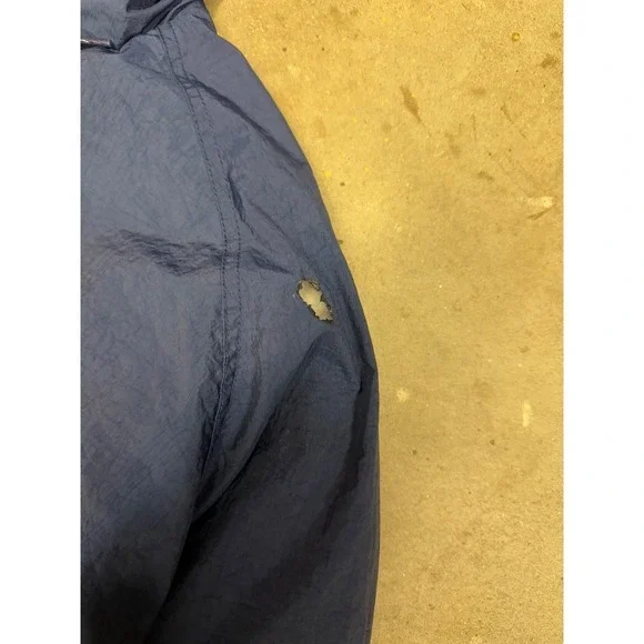 Nike Men's Reversible Hooded Windbreaker Jacket Blue XXL Mesh Lined - Picture 3 of 8